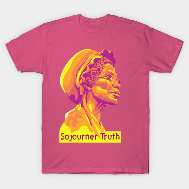 Sojourner Truth Portrait and Quote T-Shirt by Slightly Unhinged